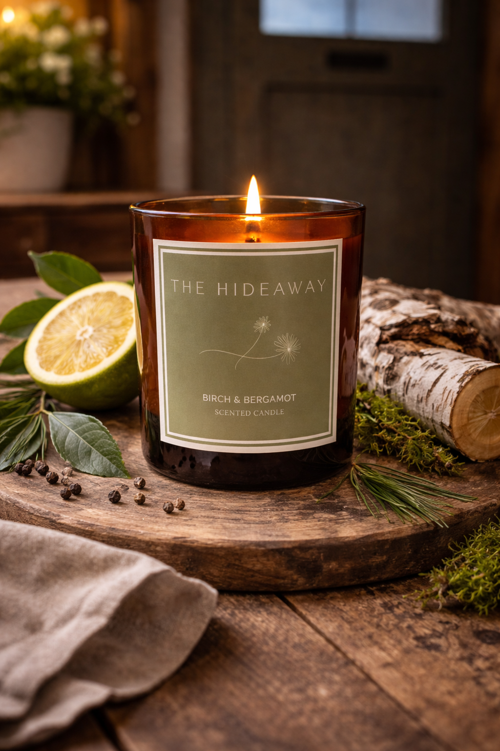 Bergamot & Birch Hideaway Candle