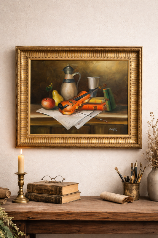 Vintage Still Life Painting