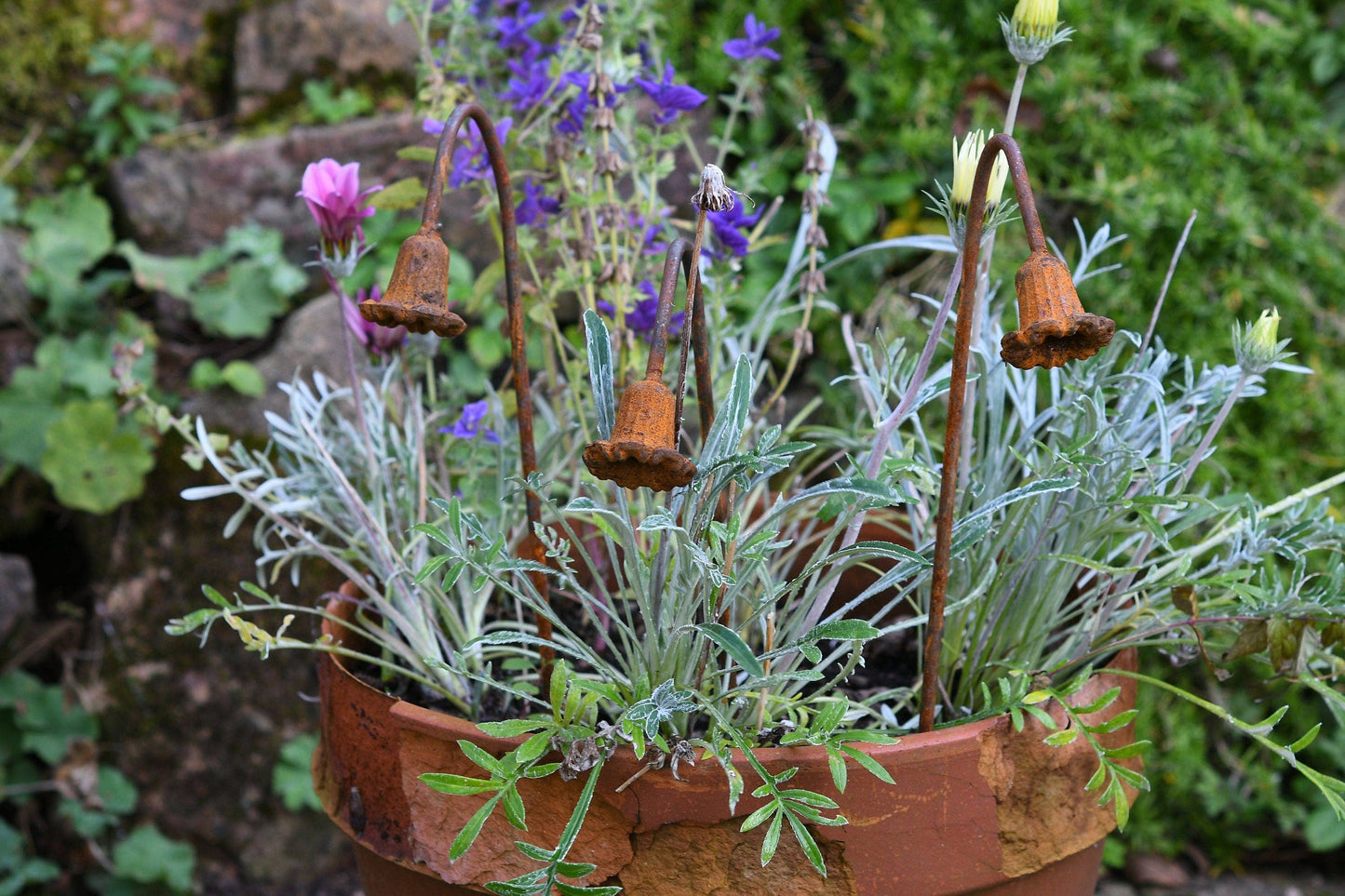 Metal Bluebells Garden Ornaments