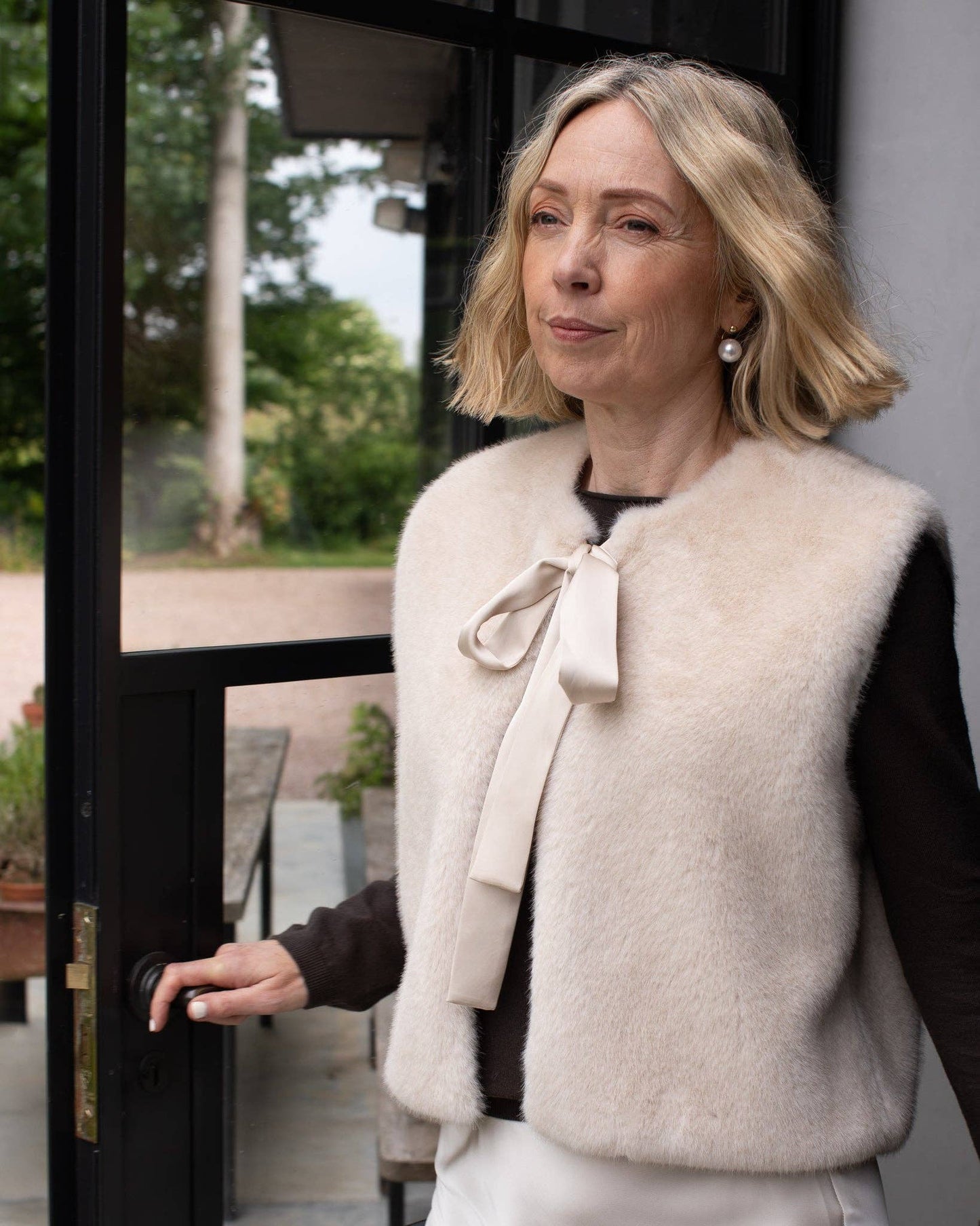 Felicity Gilet | Bone White