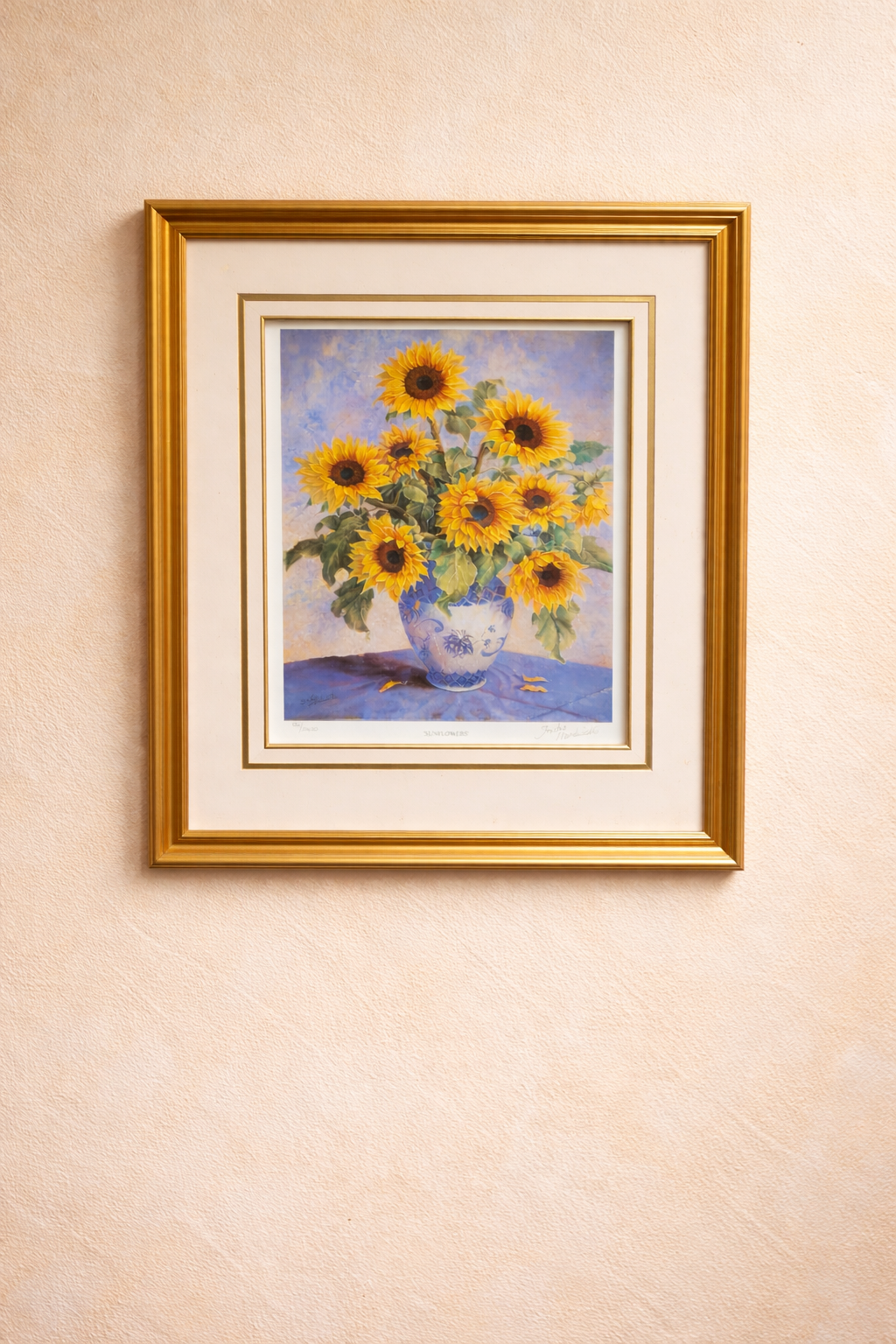 “Sunflowers” Framed Limited Edition Print by Trisha Hardwick
