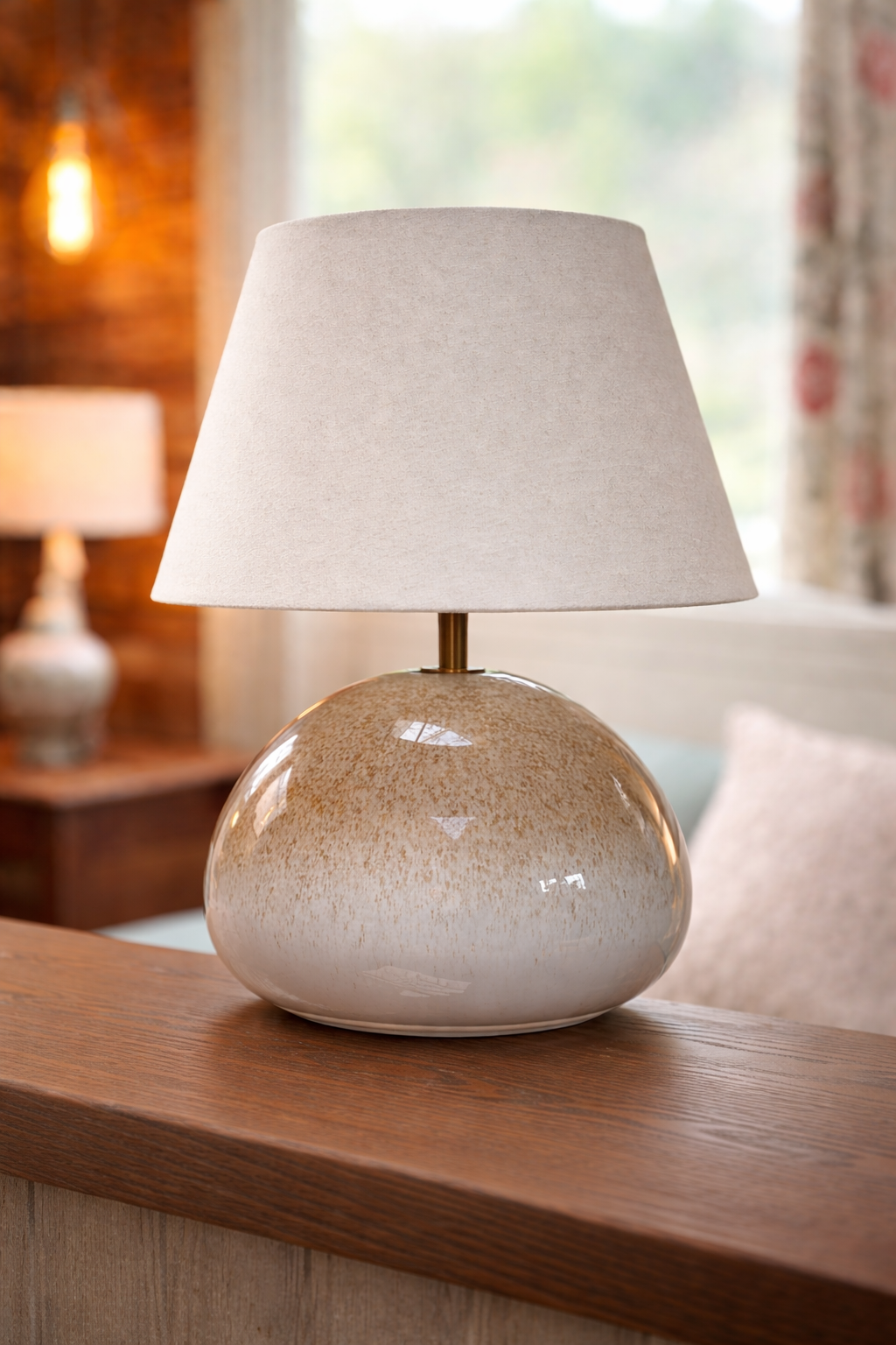Ombre Glazed Ceramic Lamp
