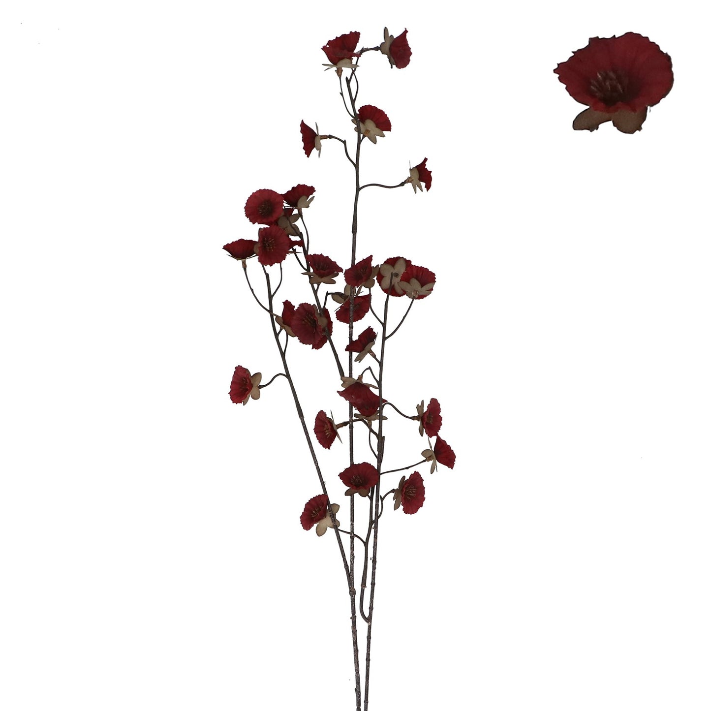 Flower 79cm - Burgundy Mini Morning Glory