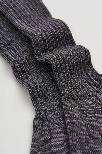 Storm Grey Mohair Socks