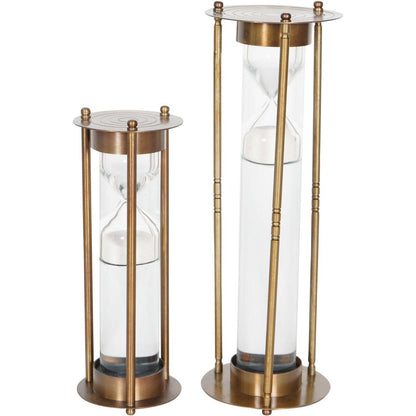 Columbia Antique Brass Sand timer Large