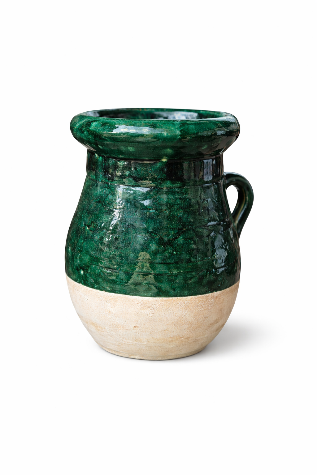 Emerald Glaze Stoneware Jug