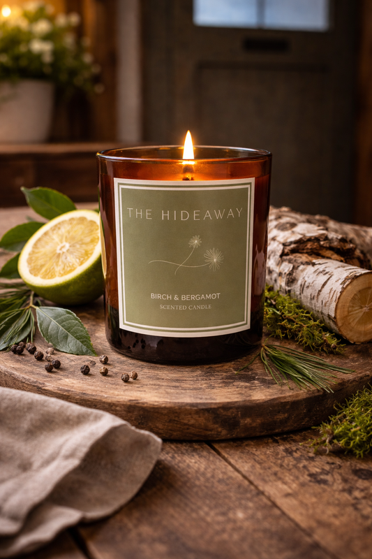 Bergamot & Birch Hideaway Candle