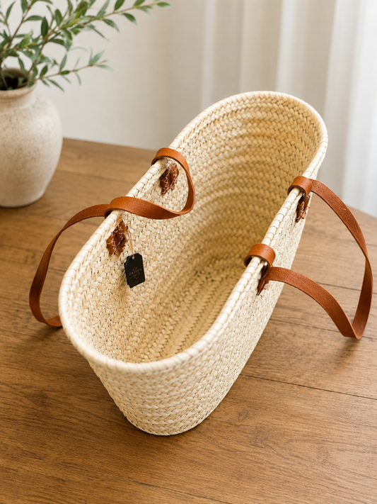 French-Inspired Market Basket Bag