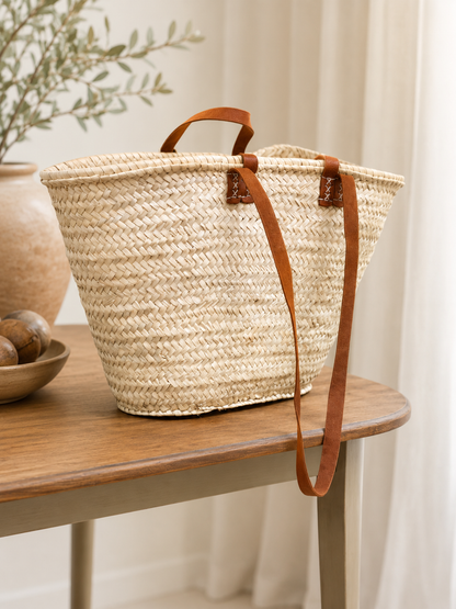 French-Inspired Market Basket Bag