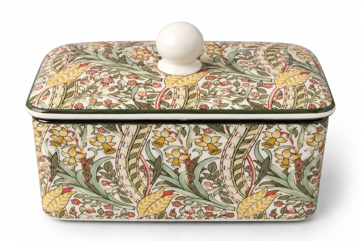William Morris Butter Dish