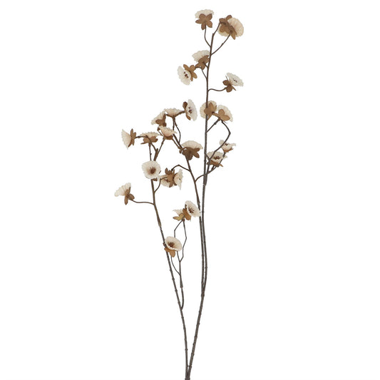 Antique Cream Mini Morning Glory Artificial Flower