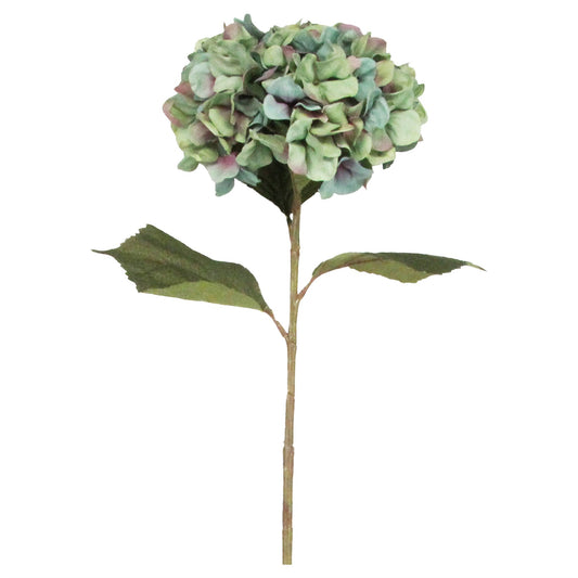 Antique Blue Giant Hydrangea – Artificial Flower Stem