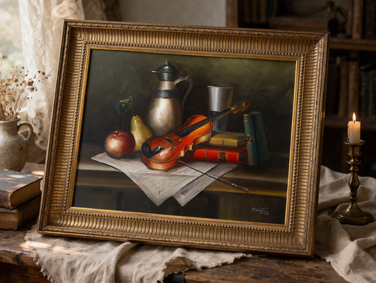 Vintage Still Life Painting