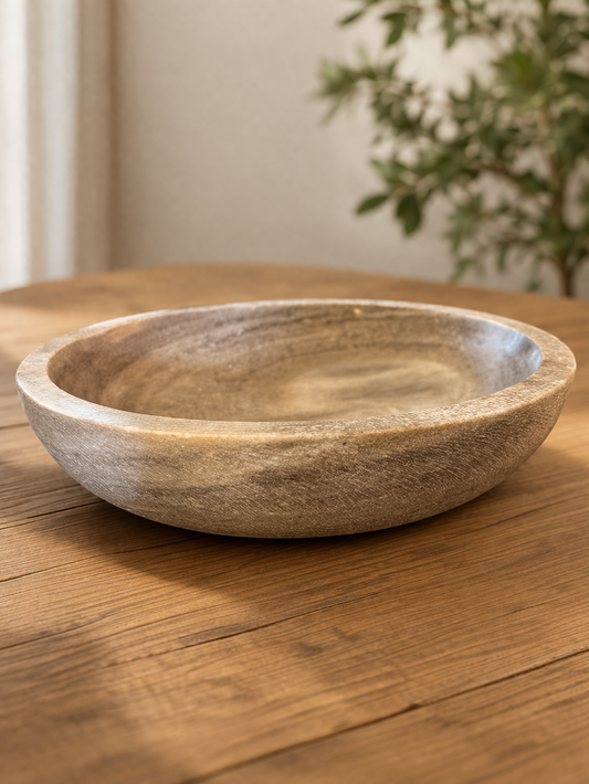 Marble Serving Bowl