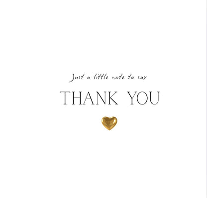 Just a Little Note to Say Thank You – Greeting Card