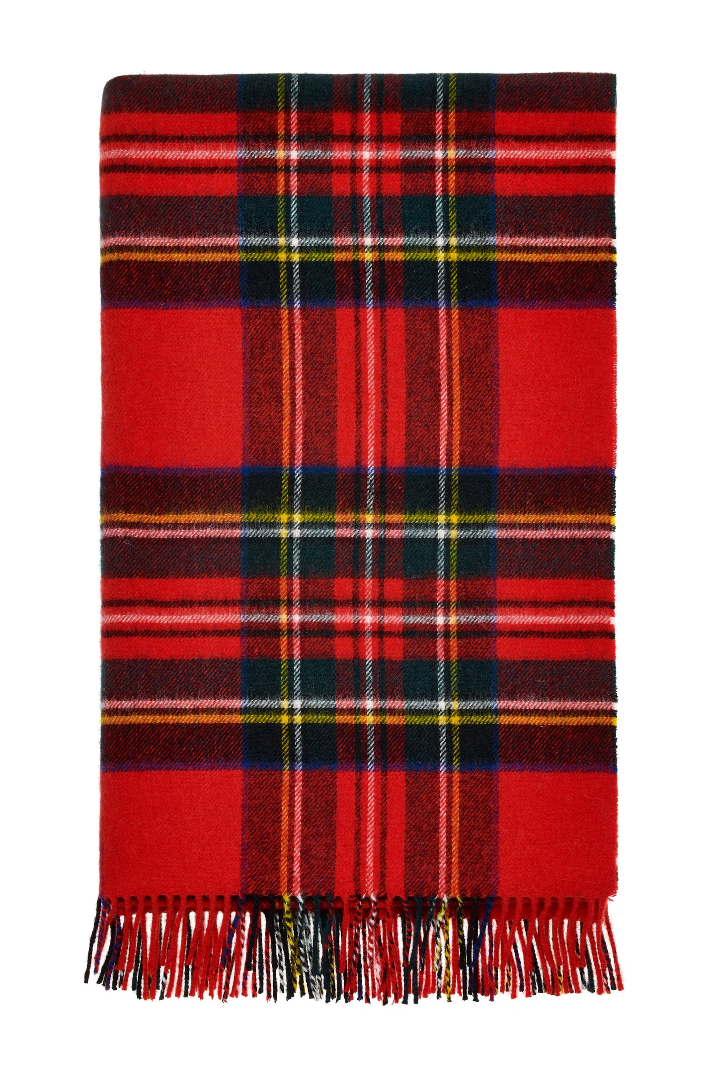 Royal Stewart Tartan Merino Throw - Bronte by Moon