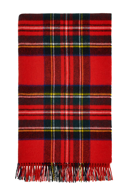 Royal Stewart Tartan Merino Throw - Bronte by Moon