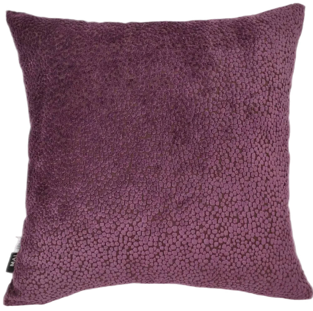 Malini Large Bingham Aubergine Cushion