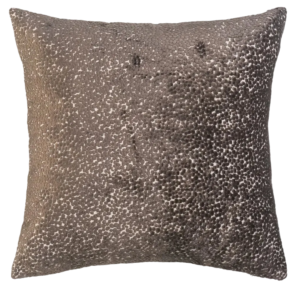 Malini Large Bingham Dark Chocolate Cushion