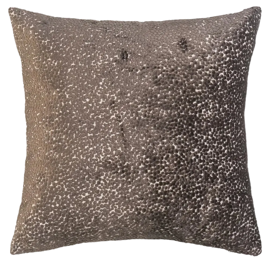 Malini Large Bingham Dark Chocolate Cushion