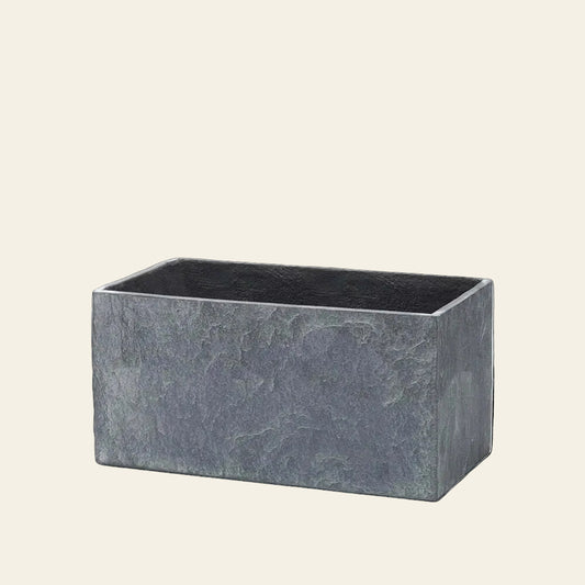 Slate Light Grey Trough Planter – 44cm