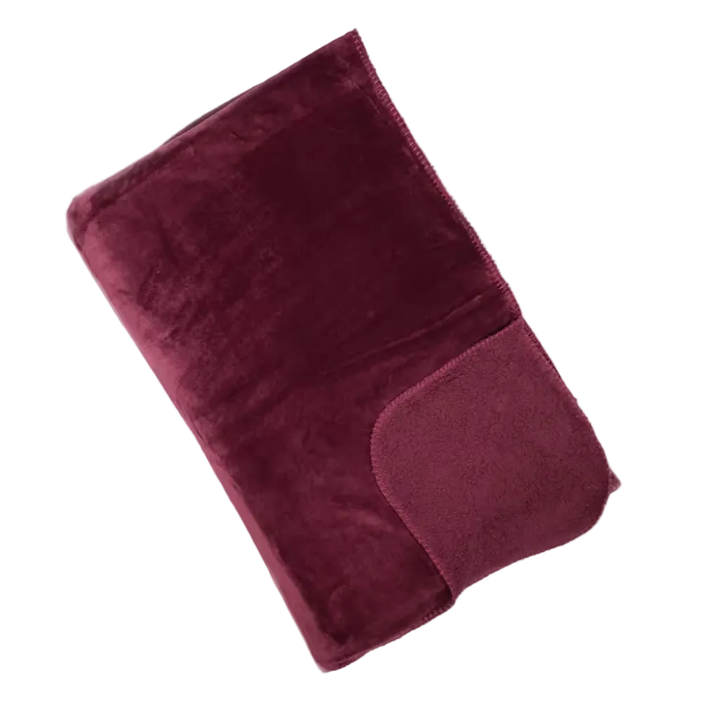 Softest Fleece Throw Aubergine