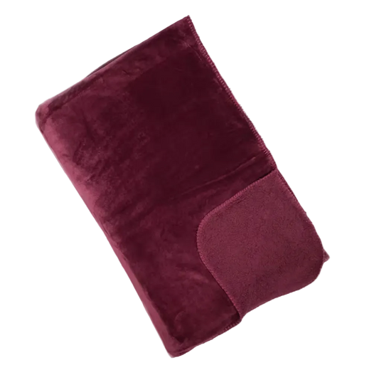 Softest Fleece Throw Aubergine